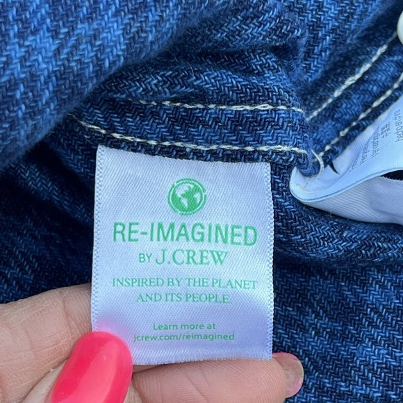 J.CREW Button Up Flannel Shirt Mens Size Medium Classic Fit Outdoor Chore Work - Picture 9 of 11